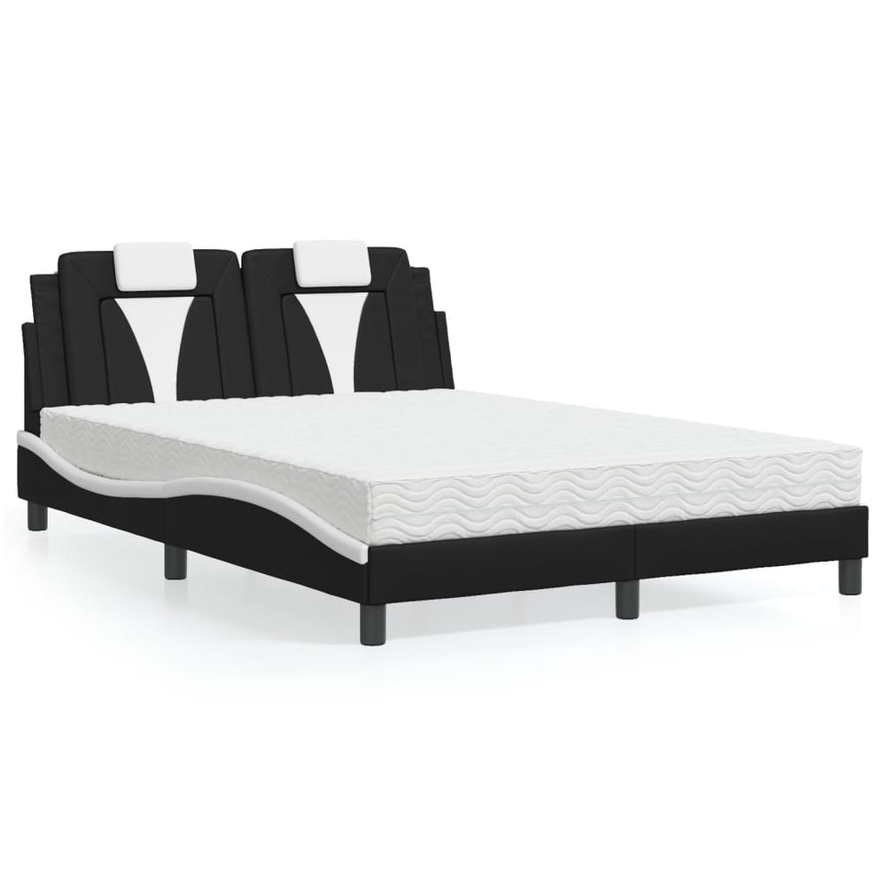 Bett Viana mit Matratze 120x200 cm Kunstleder