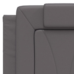 Bett Viana mit Matratze Grau 140x190 cm