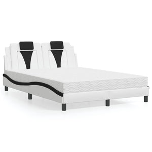 Bett Viana mit Matratze 140x190 cm Kunstleder