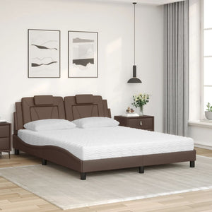 Bett Viana mit Matratze Braun 160x200 cm