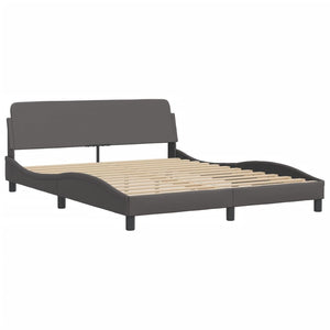 Bett Viana mit Matratze Grau 160x200 cm