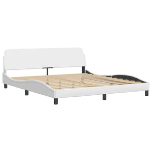 Bett Viana mit Matratze Weiß 180x200 cm