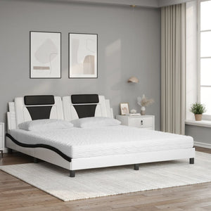 Bett Viana mit Matratze 180x200 cm Kunstleder