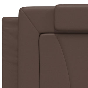 Bett Viana mit Matratze 200x200 cm Braun