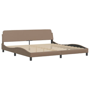 Bett Viana mit Matratze Cappuccino-Braun 200x200 cm