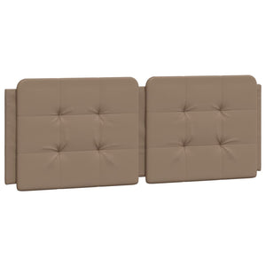 vidaXL Lit avec matelas « Zadar » Cappuccino-marron 160x200 cm Cuir artificiel