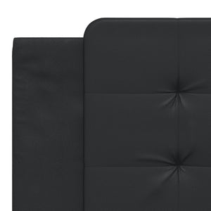 Bett mit Matratze Zadar Schwarz 180x200 cm