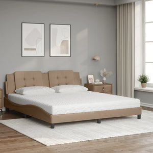 Bett mit Matratze Zadar Cappuccino 180x200 cm