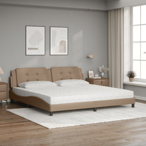 Bett mit Matratze Zadar Cappuccino 200x200 cm