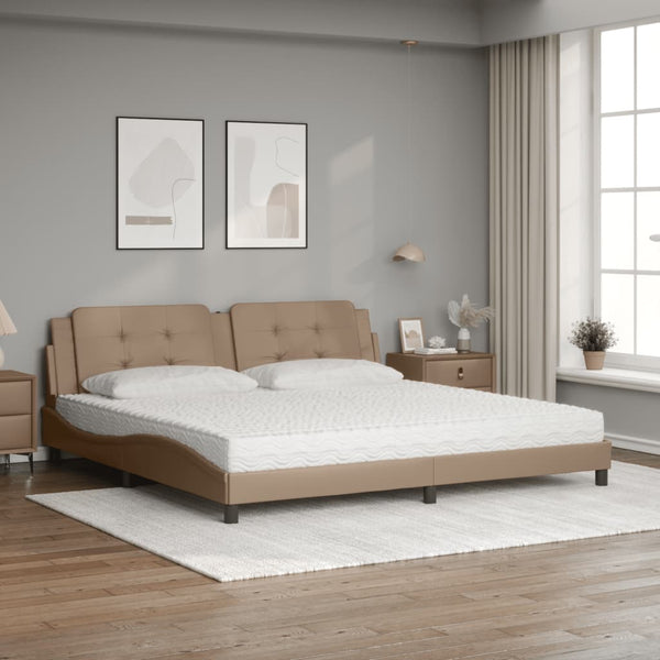 Bett mit Matratze Zadar Cappuccino 200x200 cm