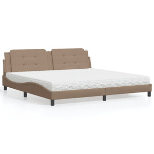 Bett mit Matratze Zadar Cappuccino 200x200 cm