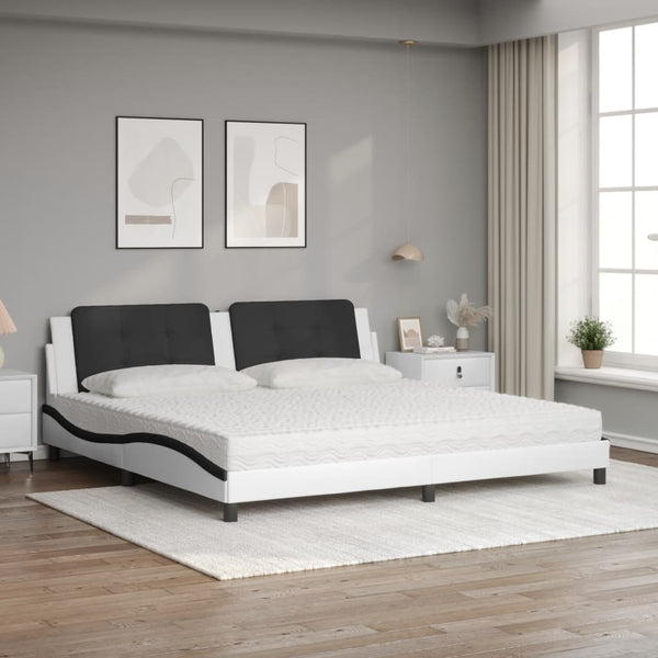 Bett mit Matratze Zadar 200x200 cm Kunstleder