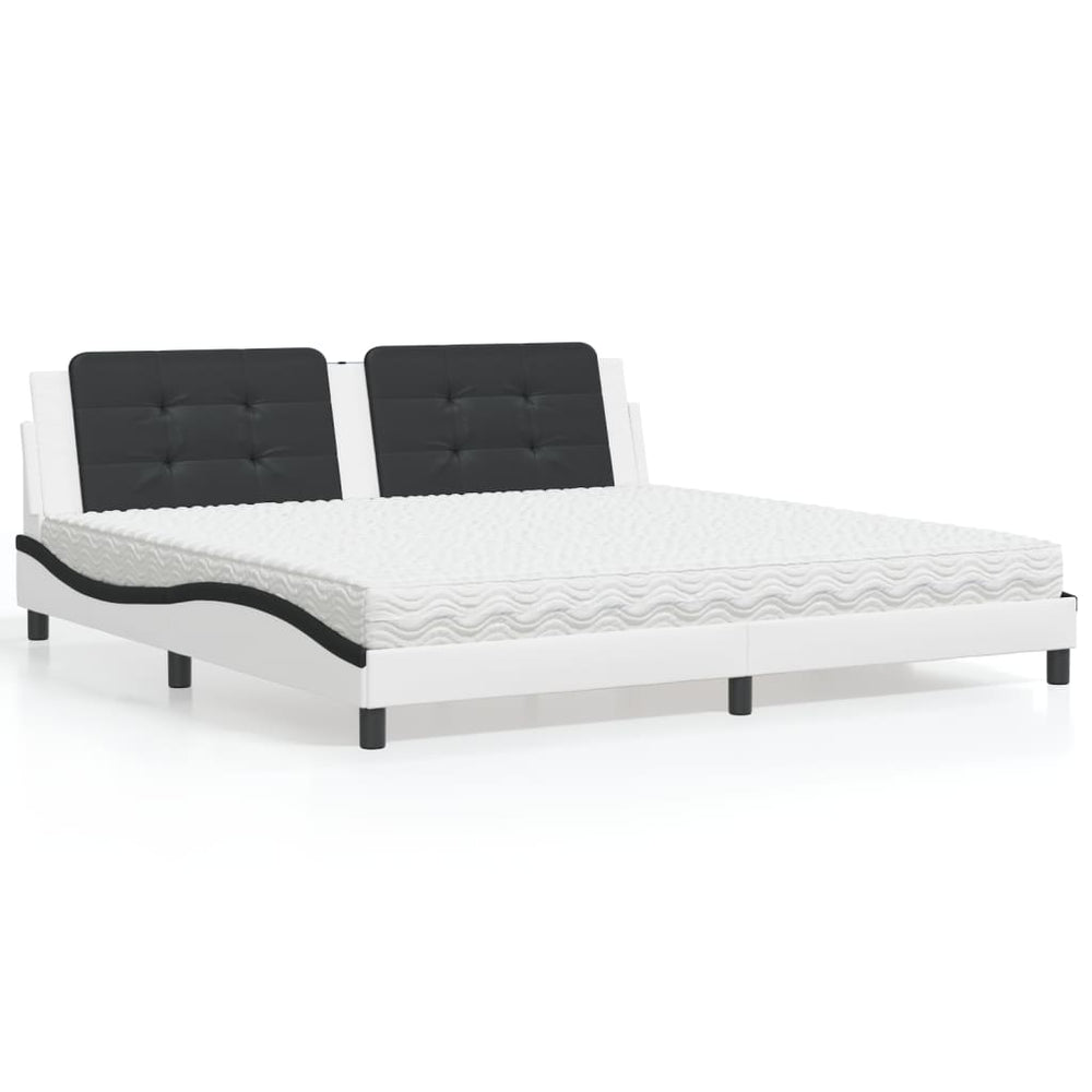 Bett mit Matratze Zadar 200x200 cm Kunstleder