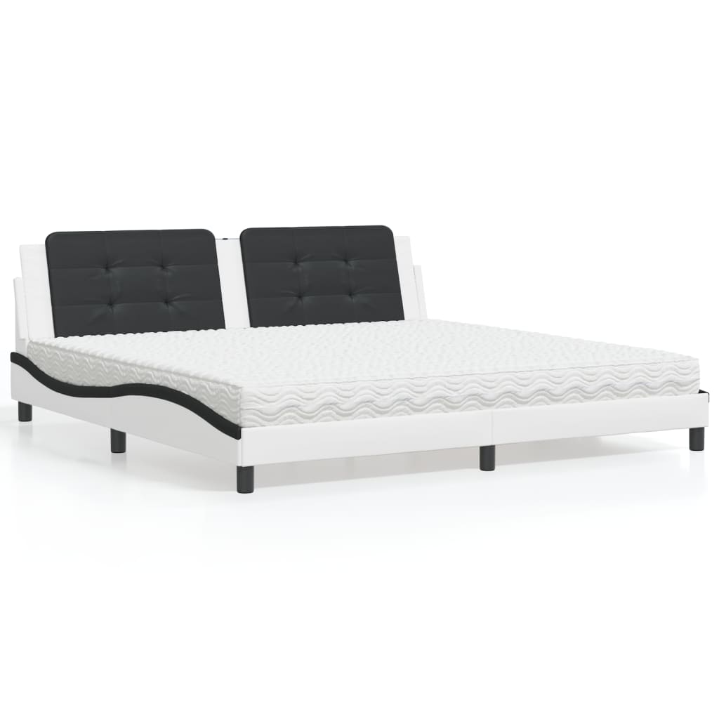 Bett mit Matratze Zadar 200x200 cm Kunstleder