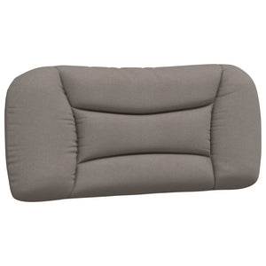 vidaXL Cadre de lit avec LED sans matelas "Hvar" Taupe 80x200 cm Tissu