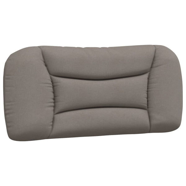 vidaXL Cadre de lit avec LED sans matelas "Hvar" Taupe 80x200 cm Tissu