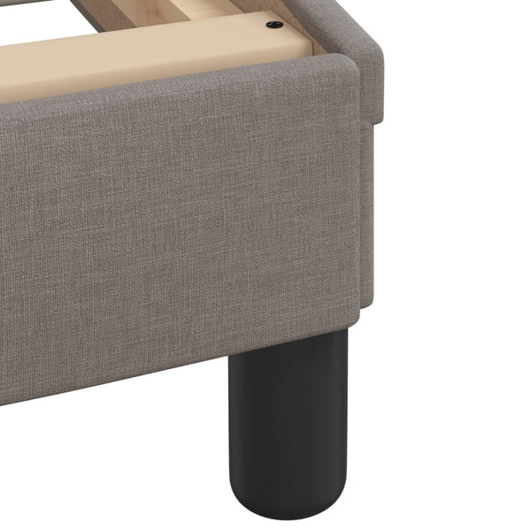 Bettgestell mit LED Taupe 90x200 cm