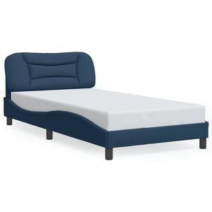 Bettgestell mit LED Blau 100x200 cm