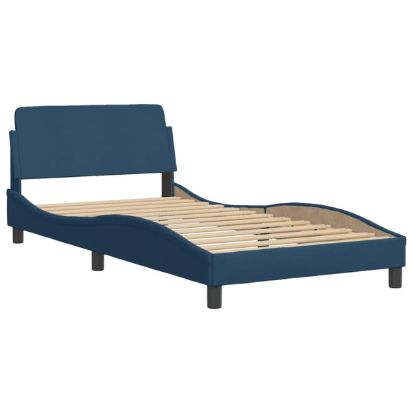 Bettgestell mit LED Blau 100x200 cm