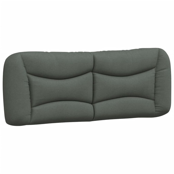 Bettgestell Dunkelgrau 140x190 cm mit LED