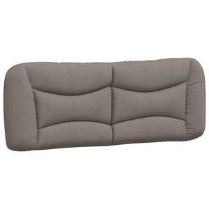 Bettgestell mit LED 140x200 cm Taupe