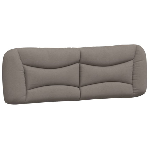 Bettgestell mit LED 160x200 cm Taupe