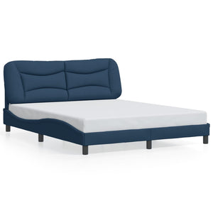 Bettgestell Blau LED 160x200 cm