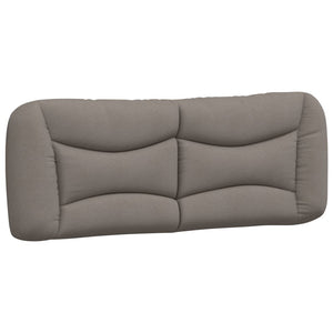 Bettgestell mit LED Taupe 180x200 cm