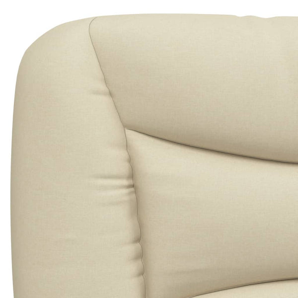 Bettgestell Creme 200x200 cm mit LED