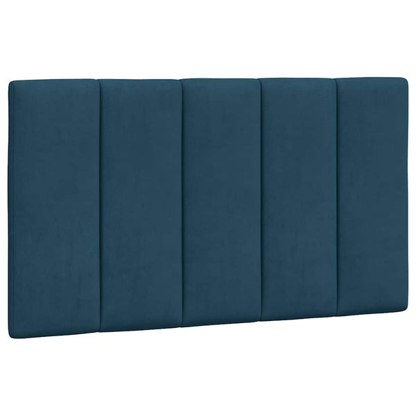 Bettgestell mit LED Blau 80x200 cm Samt