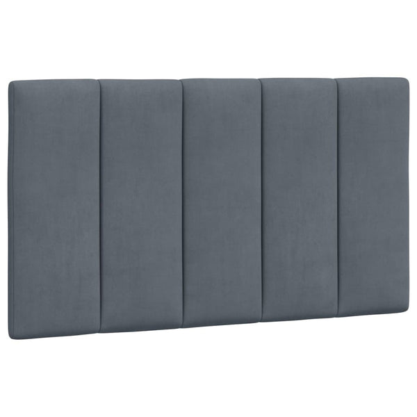 Bettgestell Hanko Dunkelgrau 90x190 cm mit LED