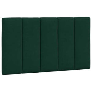 Bettgestell Dunkelgrün Samt LED 90x190 cm