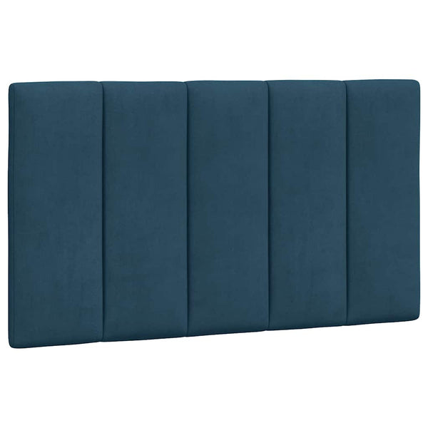 Bettgestell mit LED Blau Samt 90x190 cm