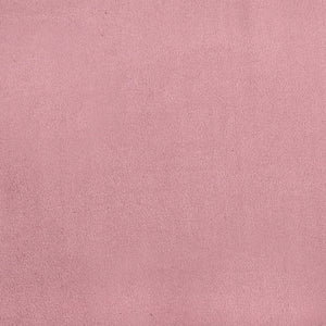 Rosa Samt Bettgestell 90x200 cm mit LED