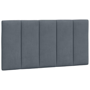 Bettgestell mit LED Dunkelgrau 100x200 cm