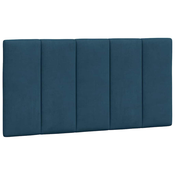Bettgestell Hanko Blau Samt LED 100x200 cm