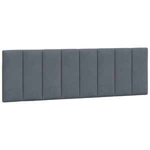 Bettgestell Hanko mit LED Dunkelgrau 160x200 cm