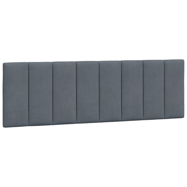 Bettgestell Hanko mit LED Dunkelgrau 160x200 cm