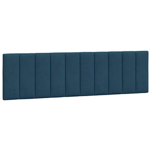 Bettgestell Blau 180x200 cm mit LED Samt