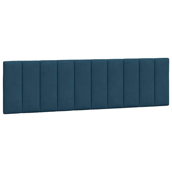 Bettgestell Blau 180x200 cm mit LED Samt