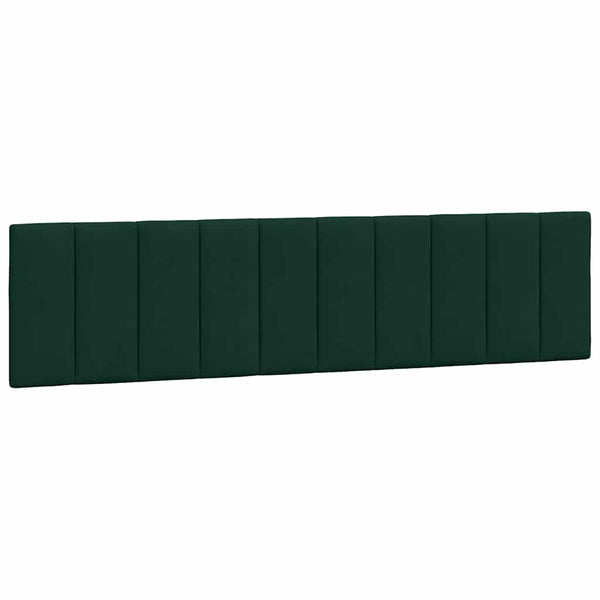 Bettgestell Dunkelgrün 200x200 cm mit LED Samt