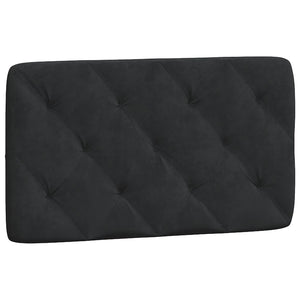 vidaXL Cadre de lit avec LED sans matelas Noir 80x200 cm Velours