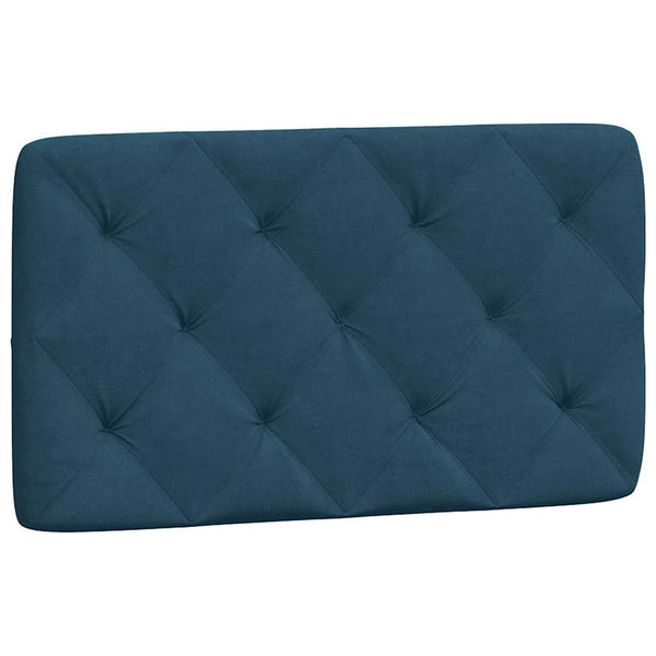 Bettgestell mit LED Blau Samt 90x190 cm