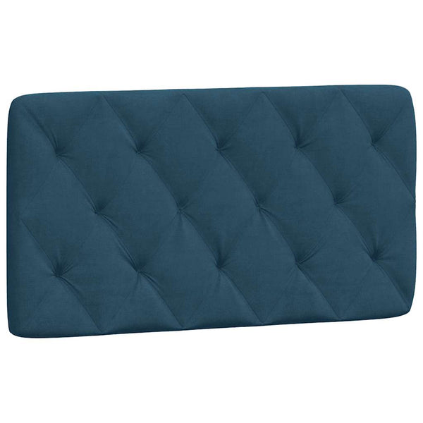 Bettgestell mit LED Blau 100x200 cm Samt
