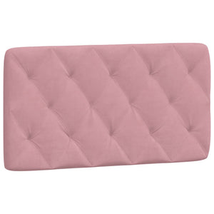 vidaXL Cadre de lit avec LED sans matelas Rose 100x200 cm Velours