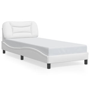 Bettgestell Weiß 80x200 cm mit LED