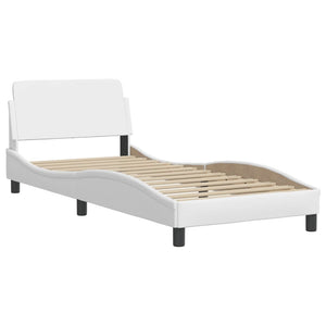 Bettgestell Weiß 80x200 cm mit LED