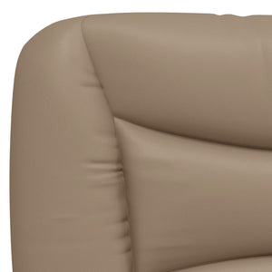 Bettgestell mit LED 80x200 cm Cappuccino-Braun
