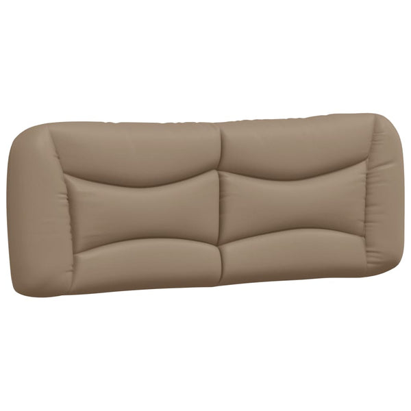 vidaXL Cadre de lit avec LED sans matelas "Hvar" cappuccino 140x200 cm