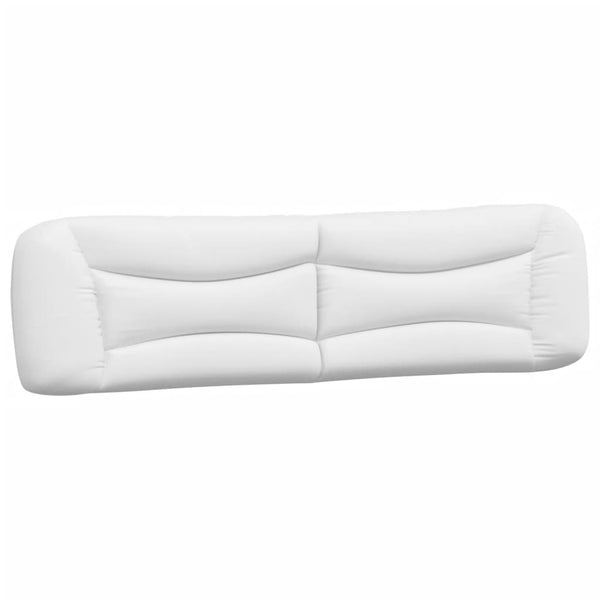 vidaXL Cadre de lit avec LED sans matelas "Hvar" Blanc et noir 200x200 cm